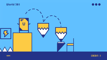 A screenshot from the Level Up Your Academic Skills video - Hopping