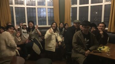 Sino-English Corner members together