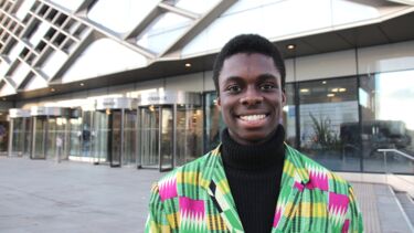 Scholarship student Kwadwo Antwi