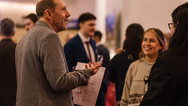 Sheffield alumni in conversation with students