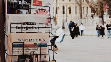 Newspaper stand