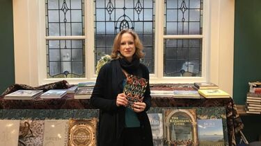 Photo of Caroline Dodds Pennock with her latest publication