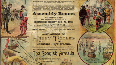 Poole's Myriorama illustration for Spanish Armada