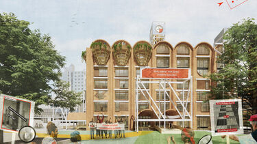 Student work from Studio Housing the Public
