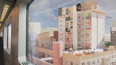 Student work from Studio Housing the Public