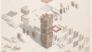 Student work from Studio Housing the Public