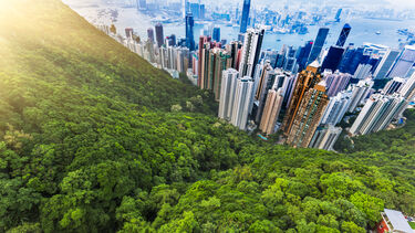 Skyline in Hong Kong