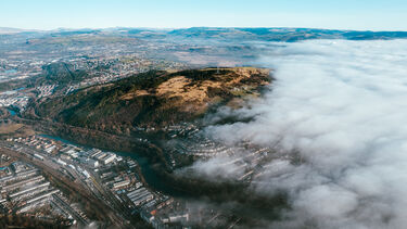 Swansea city with Kilvey Hill - Tianjie Lu