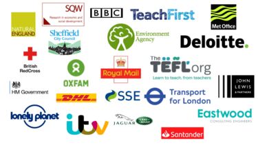 Geography career destination logos