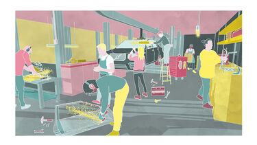 Student work from Studio Collaborative Production