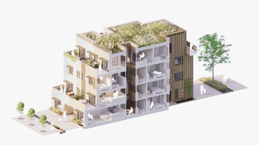 Student work from Studio Degrowth