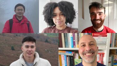 Image of 5 PhD students