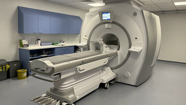 GE Healthcare Artist - a 1.5T MRI scanner - housed at the University of Sheffield MRI Unit