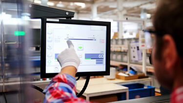 Lab analysis on a screen