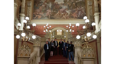 A photo of IDCMC event participants