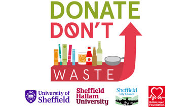 Logo for the Donate, Don't Waste project