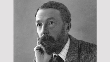 Black and white portrait of John Addington Symonds