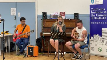 Joker's Belief rocking out