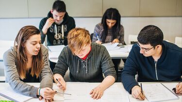 Students in a seminar