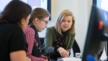 Students and teacher