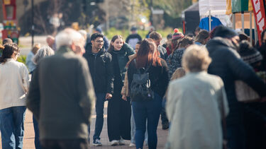 People in Sheffield Pollen Market