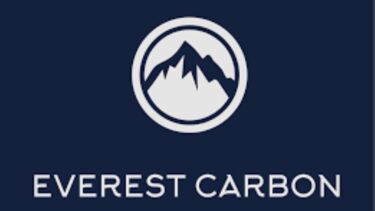 Everest Carbon logo featuring a white mountain circular icon above white text reading Everest Carbon