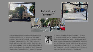 Example of portfolio work