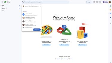 Creating a google chat screenshot