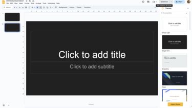Entering slideshow mode screenshot