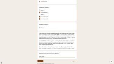How to submit a Google form screenshot
