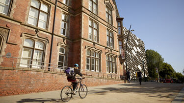 Bike outside Jessop West
