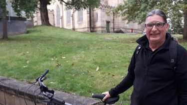 Mario Dorna Senior Technician and Try B4U Buy loanee with his e-bike