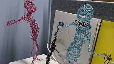 spiral metal images of disability and ability