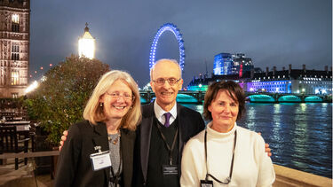 Professors Alan Walker and Ilaria Bellantuono at UK Age Net event