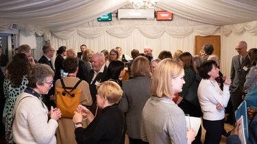 UK AgeNet conference Healthy Lifespan - attendees networking