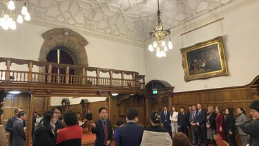 Leaving ceremony in full swing