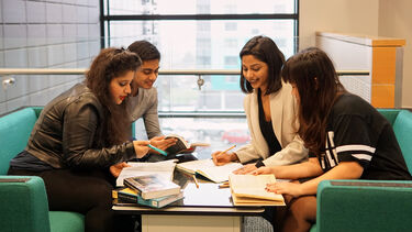 Image of students collaborating