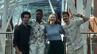 The Future Greens team in the University of Sheffield's Heartspace