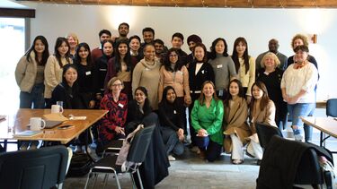 MBA students visiting the Green Estate.