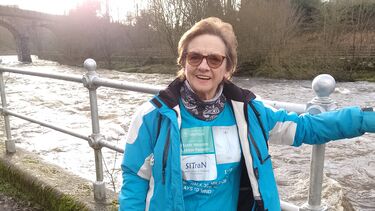 Janette Allen during her challenge