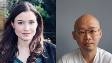 Photographs of Leah Cantor and CM Lim have been cropped together into one image
