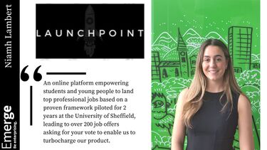 Picture of business team with quote about the business