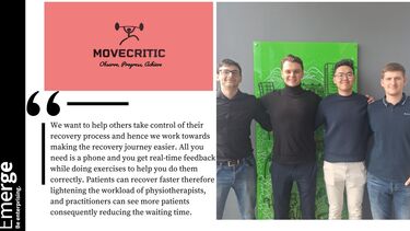 Picture of business team with quote about the business