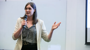 Laura Bennett presenting.