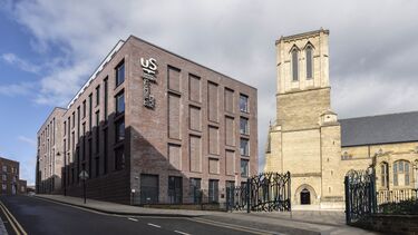 St Vincent's accommodation block and Common Room which is inside a converted church