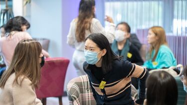 MBA student and alumni networking at INOX 2021