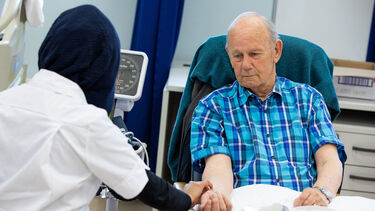 A patient and a medical student