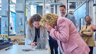 Siemens team visit Royce centre 