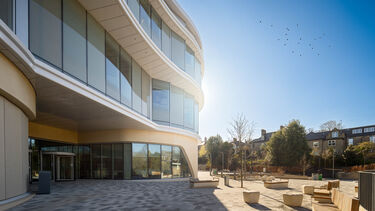 Exterior shot of The Wave building