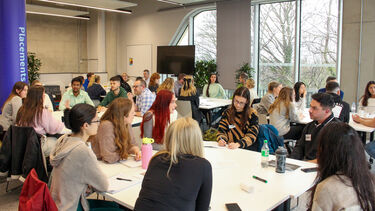 A group of students at an Employability Event